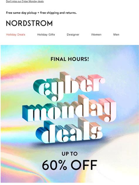 nordstrom hours sunday.